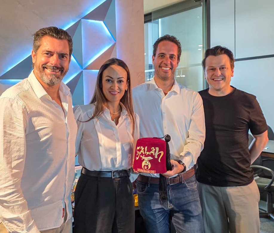 Salah Shriners articula proposta de parceria com Unisul e Junior Achievement para desenvolver soluções para seus desafios