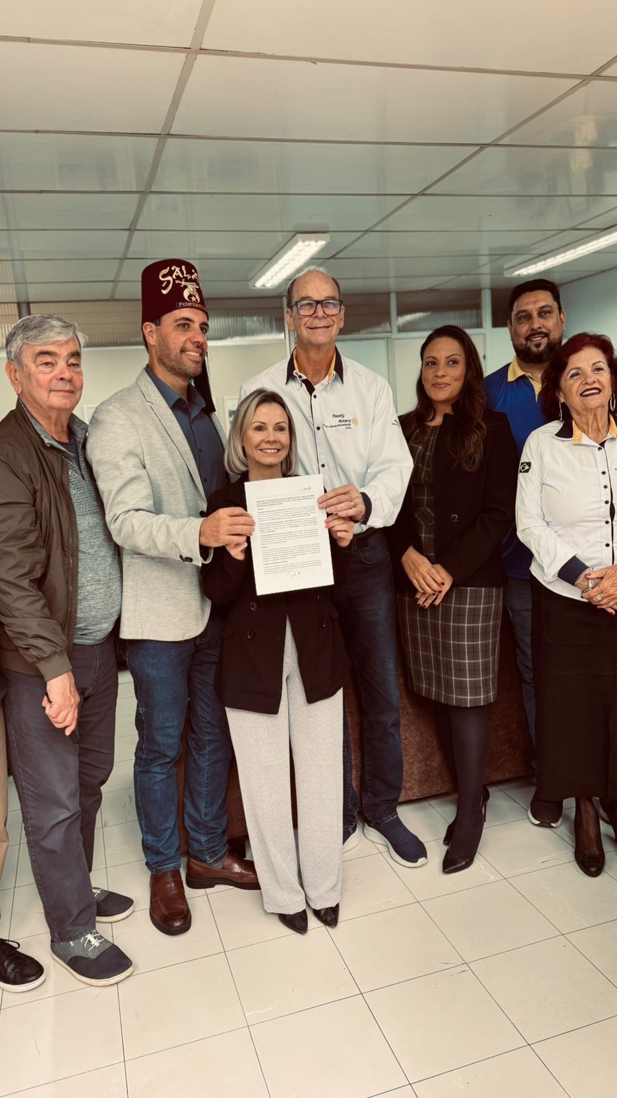 Salah Shriners e Rotary International unem forças em projeto para aquisição de equipamentos destinados à Unidade de Queimados