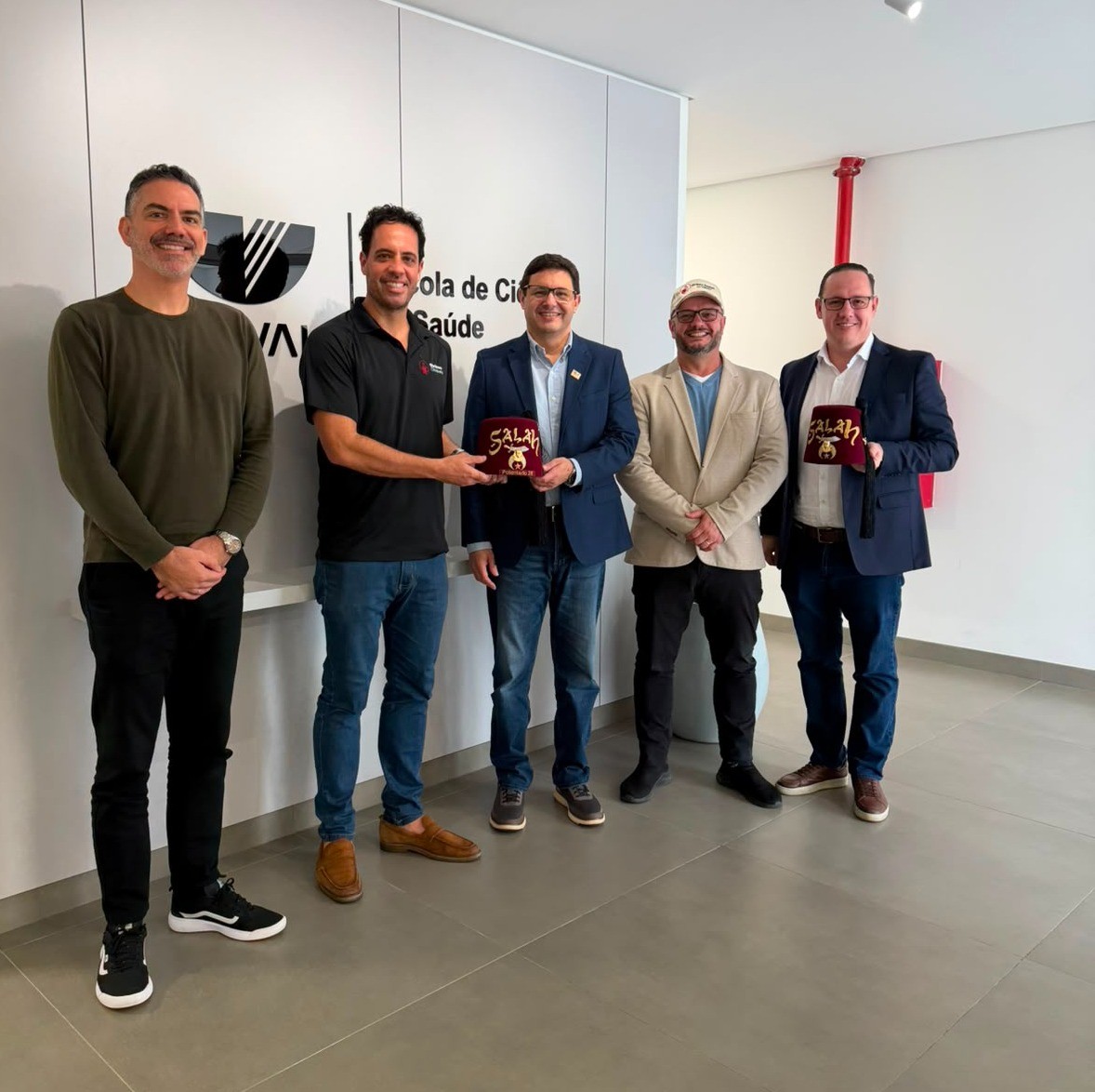 Salah Shriners e Univali iniciam tratativas para acordo de cooperação
