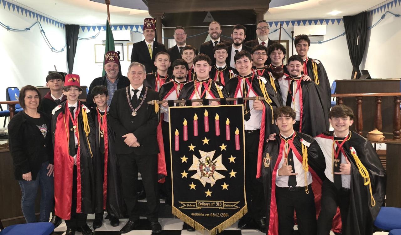 Capítulo Palhoça n° 516 da Ordem DeMolay anuncia apoio ao Salah Shriners