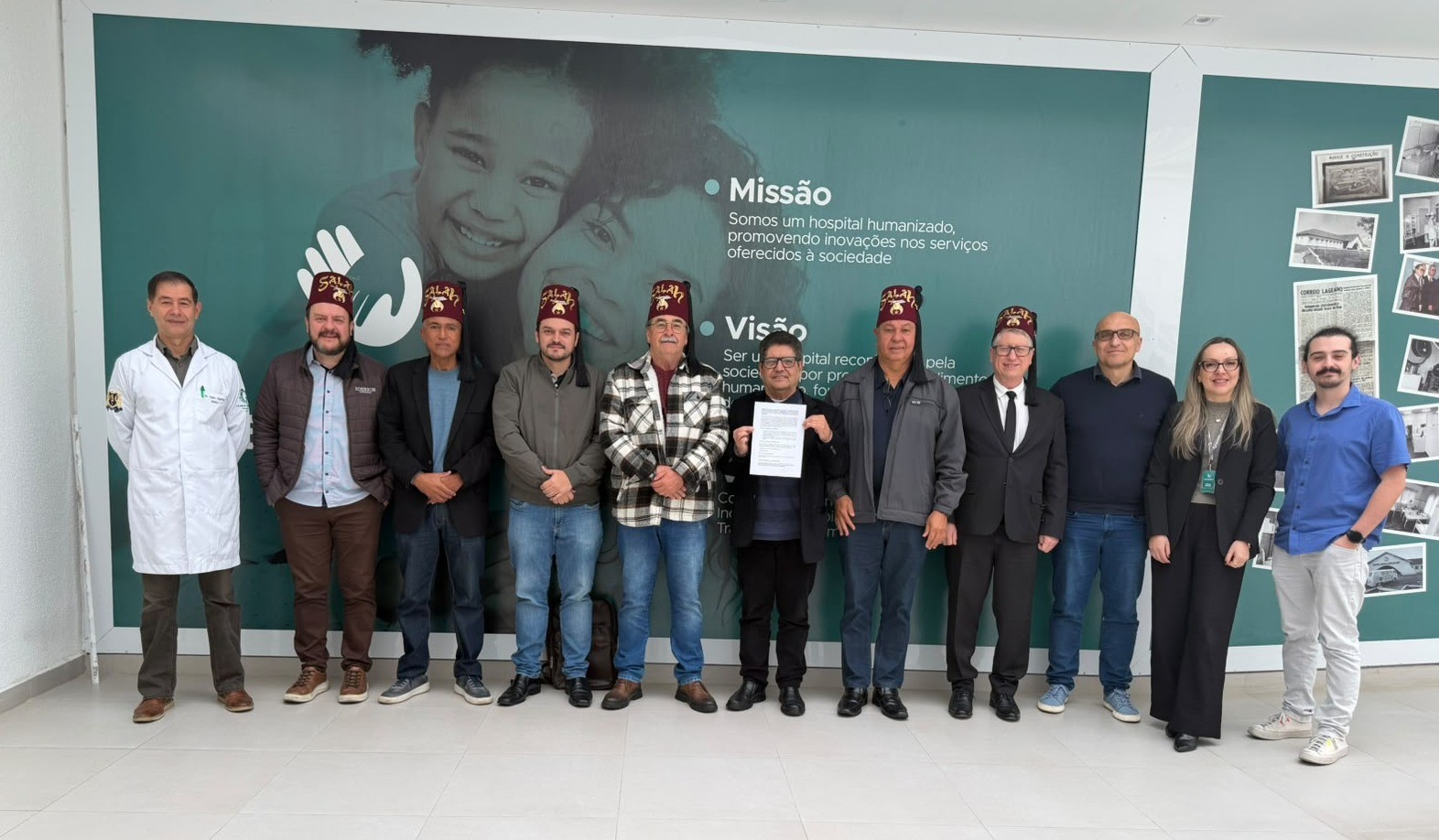Salah Shriners e Hospital Infantil Seara do Bem firmam parceria para ampliar acesso de crianças a tratamentos especializados